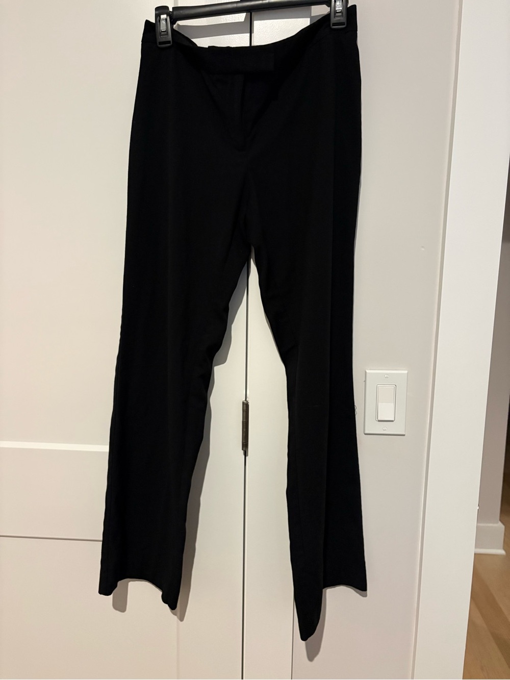 Vince Camuto Black Boot-Cut Stretch Pants